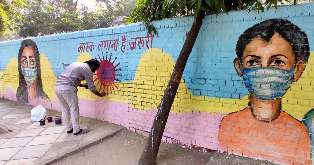 Wall Painting Advertising process